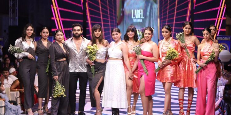 Nitya Chaudhary launching her Label Nitya Singh and showcasing her clothes at a fashion show
